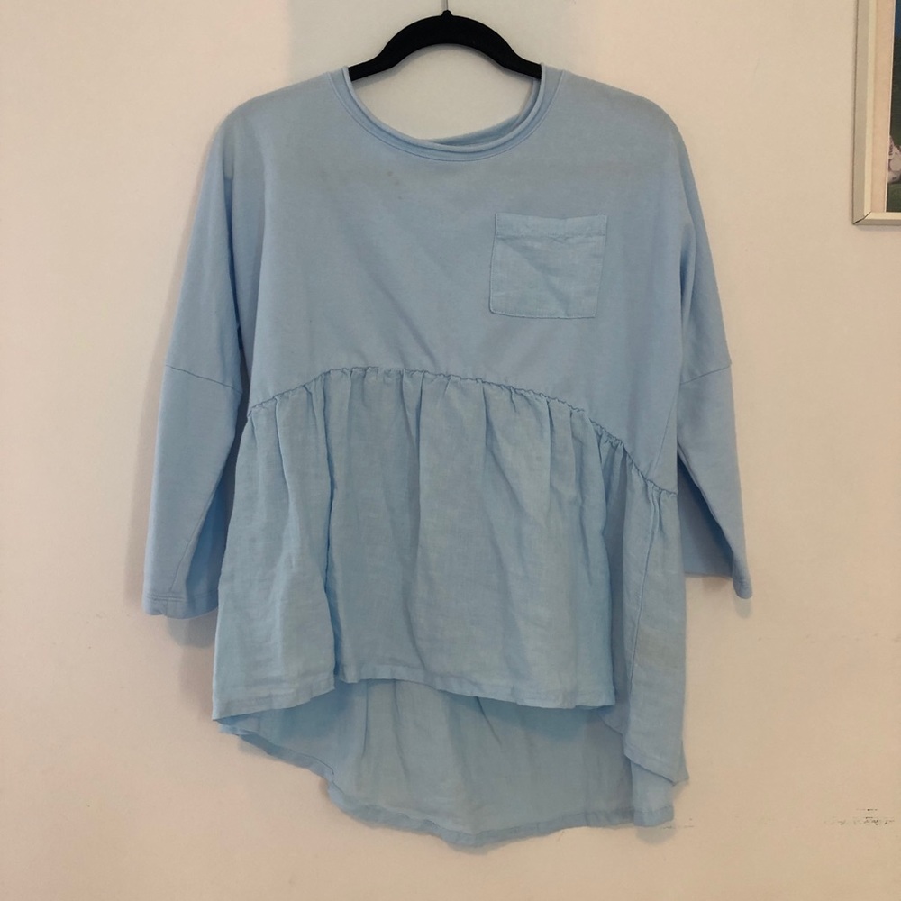 Anthropologie Peplum Top